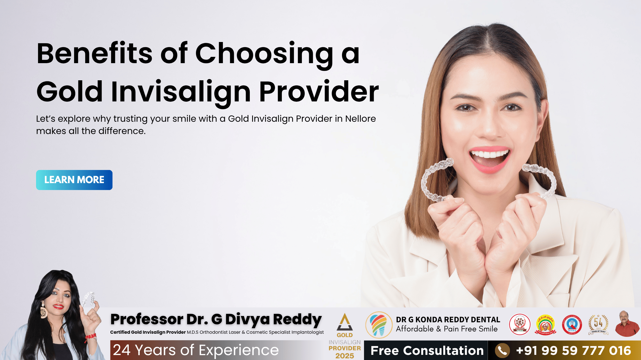 Benefits of Choosing a Gold Invisalign Provider in Nellore